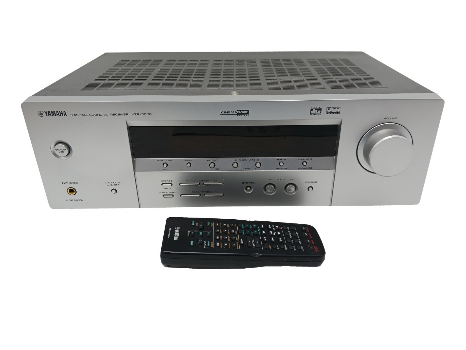 Yamaha HTR-5830 Surround Sound A/V Receiver 5.1-channel Bundle Remote - WORKS