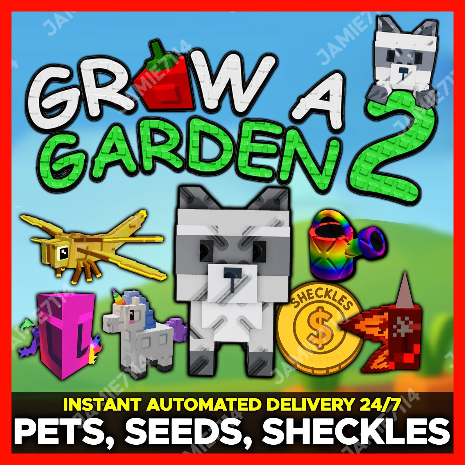🪴Grow a Garden 2 | All Items, Seeds, Sheckles, Gamepass | GAG2 Fast & Easy