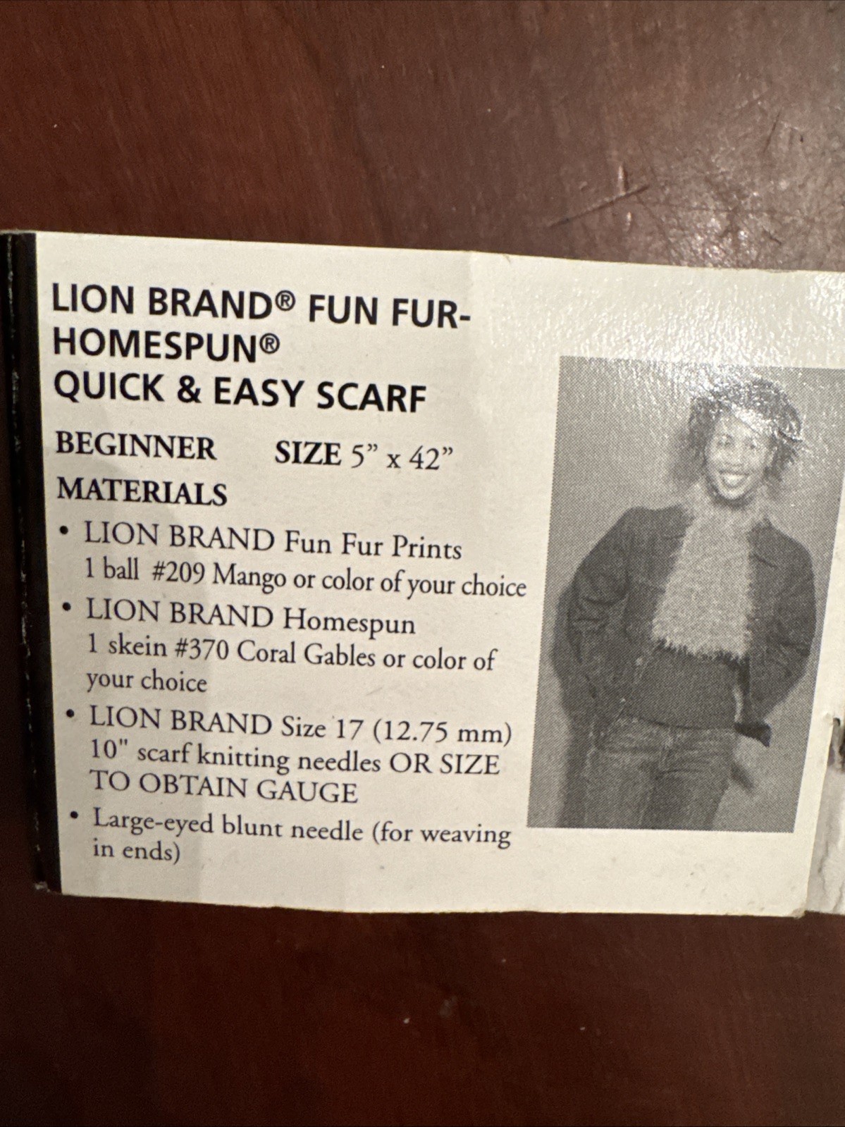 Lion Brand Scarf Knitting Needles US 17 (12.75 mm) 10” Super Smooth Plastic New