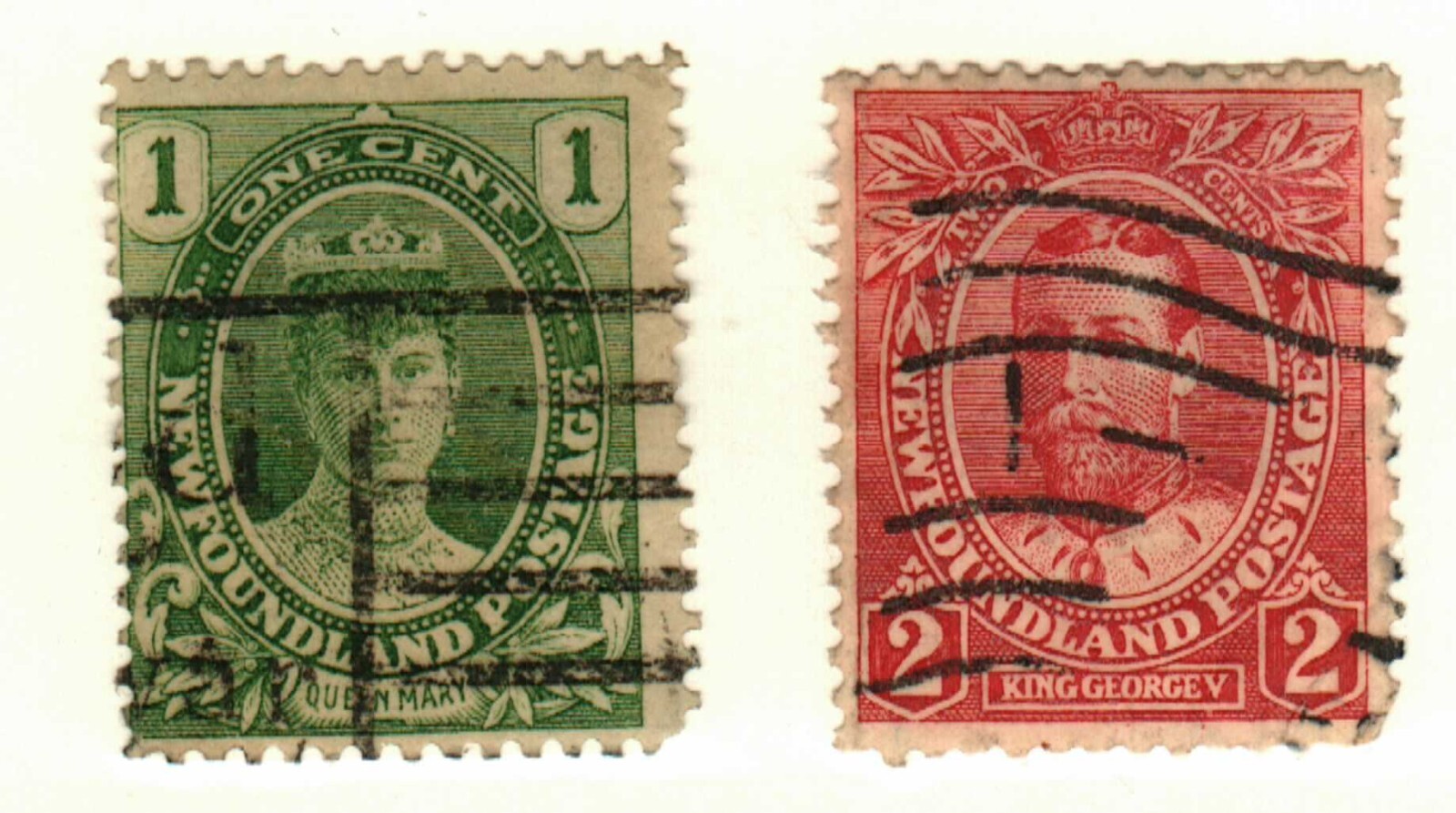 Newfoundland #104-5 used