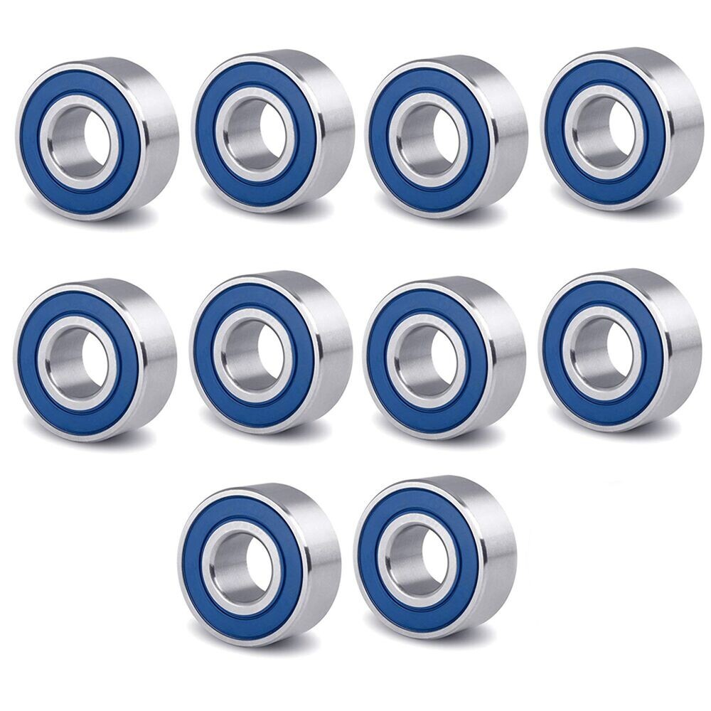 10 Packs 5203-2RS  Double Row Angular Contact Ball Bearing  17mmX40mmX17.5mm