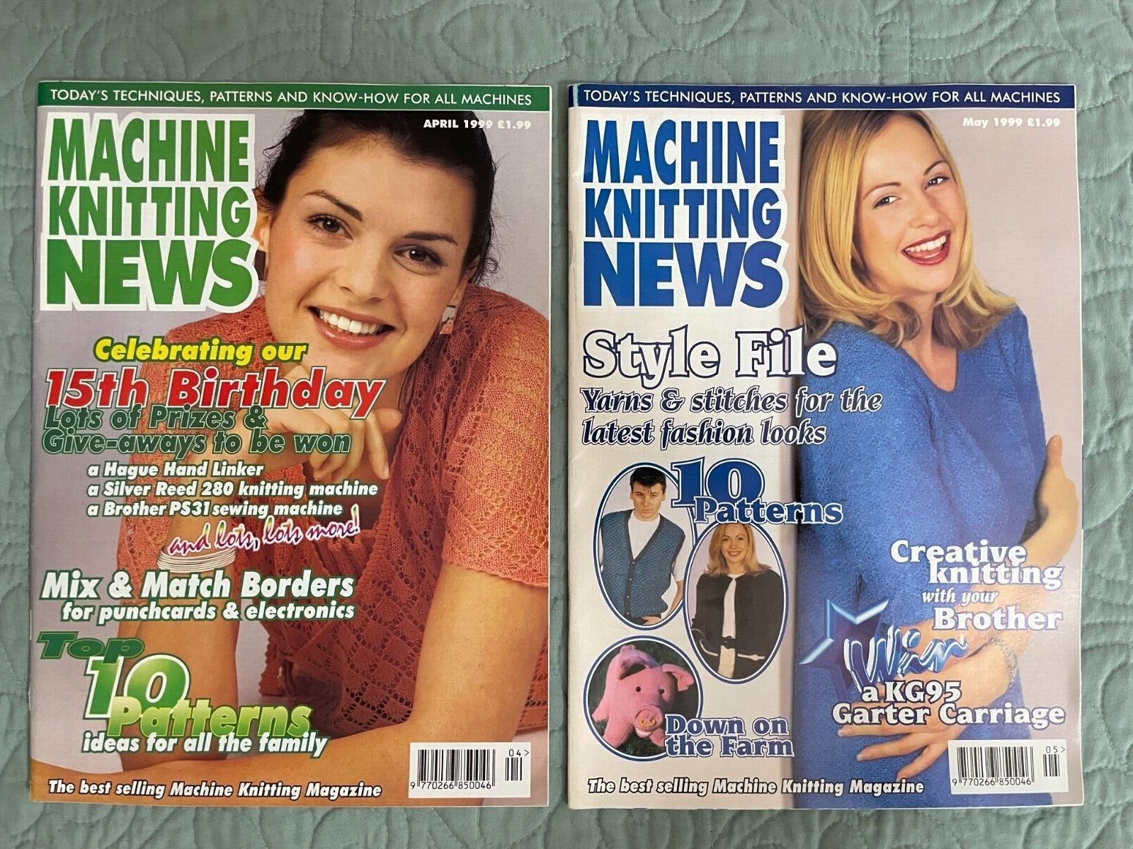 Machine Knitting NEWS - 5 issues, 1999