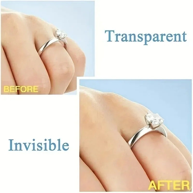 12 Rings/ set, adjustable pad, ring size adjuster, fixed loose ring size