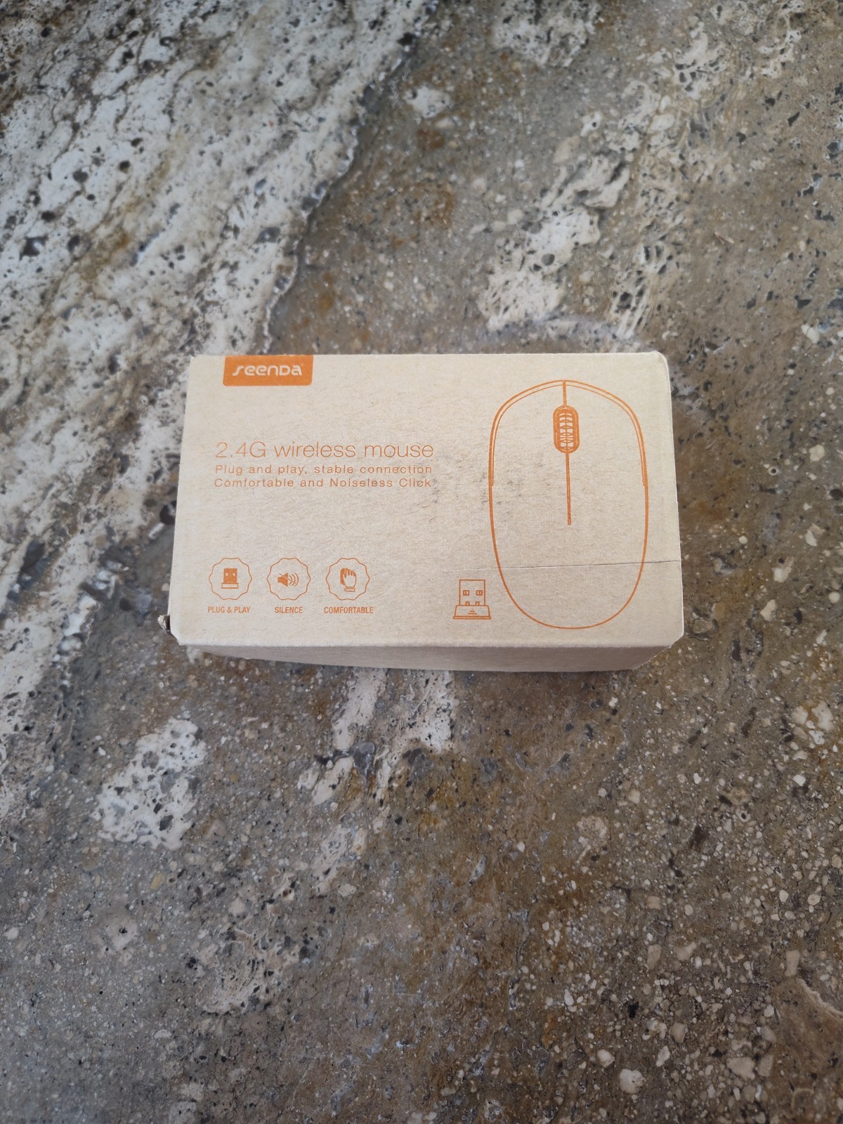 Seeanda 2.4G Wireless Mouse Purple