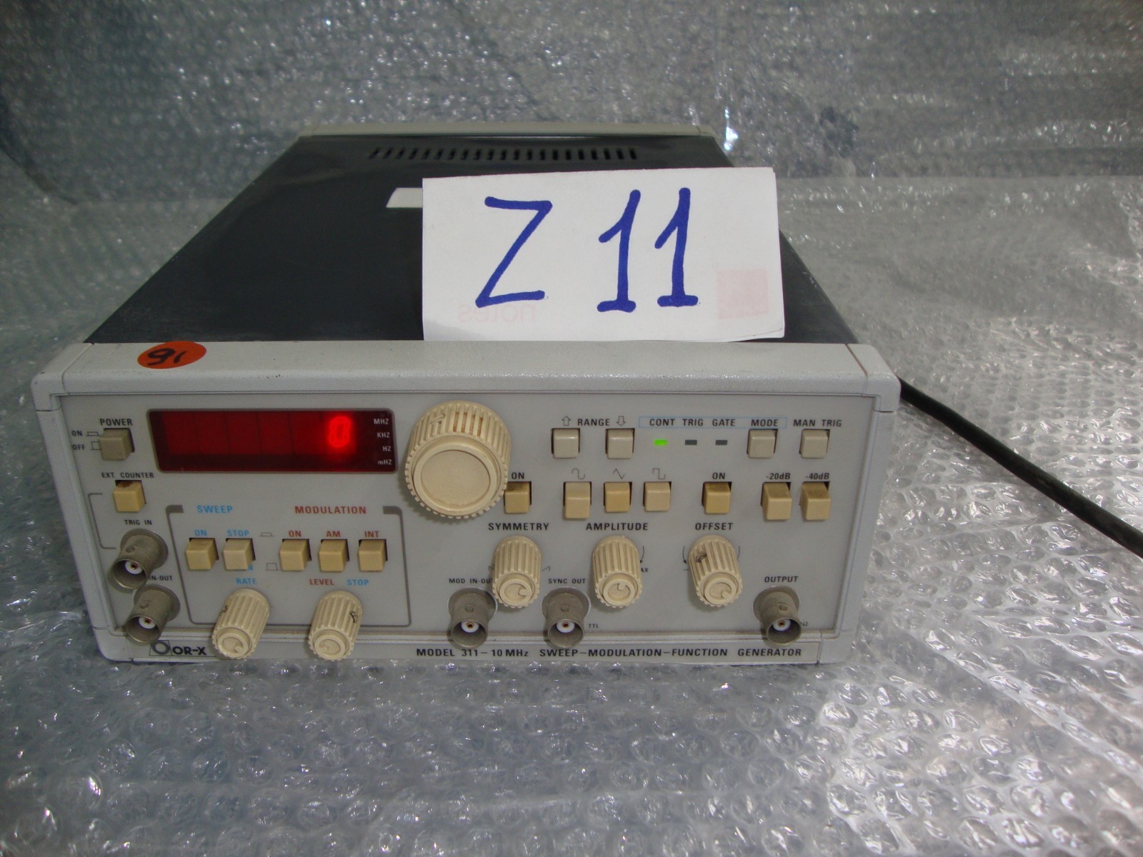 OR-X  311 10 MHz SWEEP MODULATION FUNCTION GENERATOR