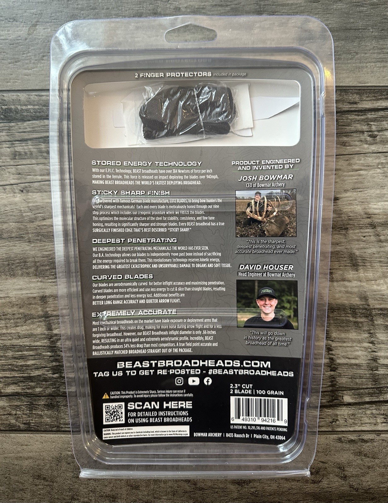 BEAST Titanium 100gr 2.3” (3 pack)