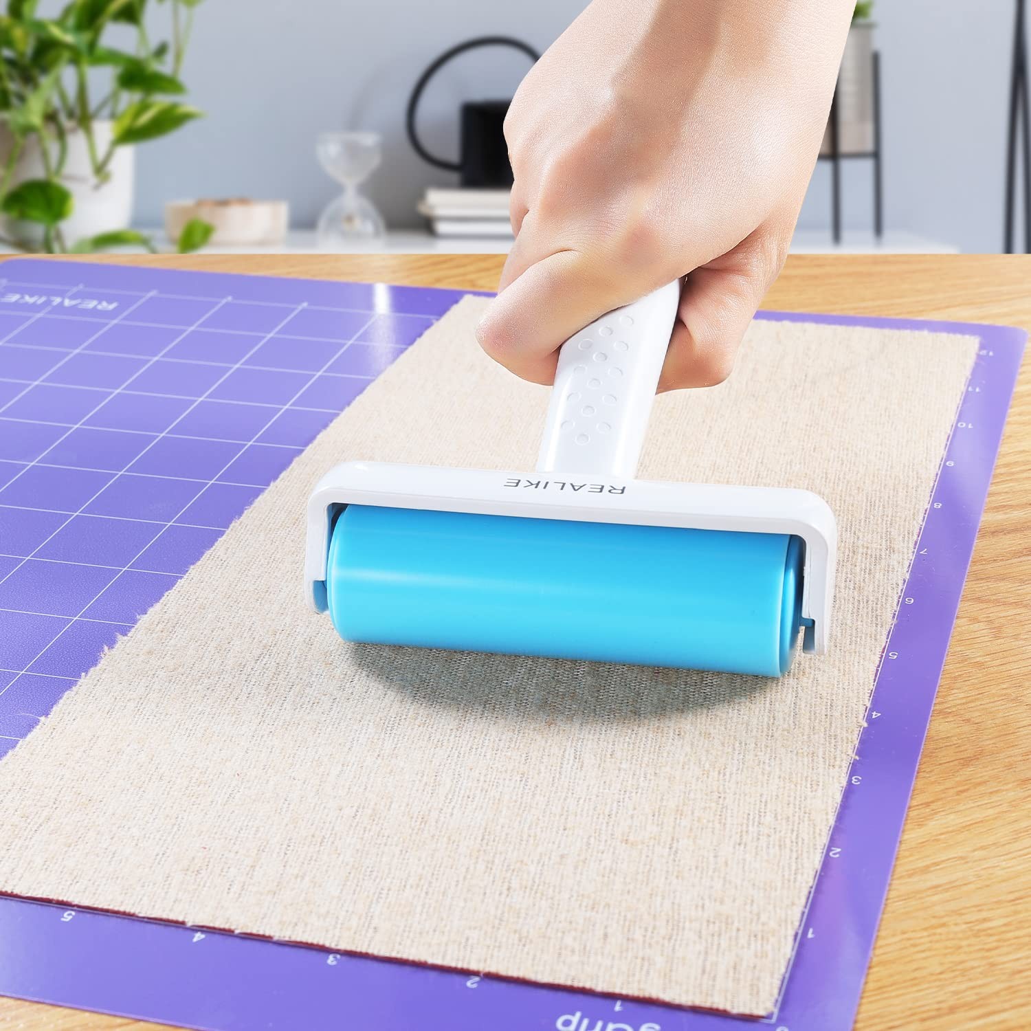 Brayer Roller & Mat Tweezers Remover Set Craft Stamping Brayer Tools Compatib...