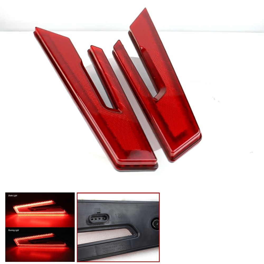 For Polaris RZR PRO XP 4 /Pro R 2020-2024 RH & LH LED Brake Tail Lights Assembly