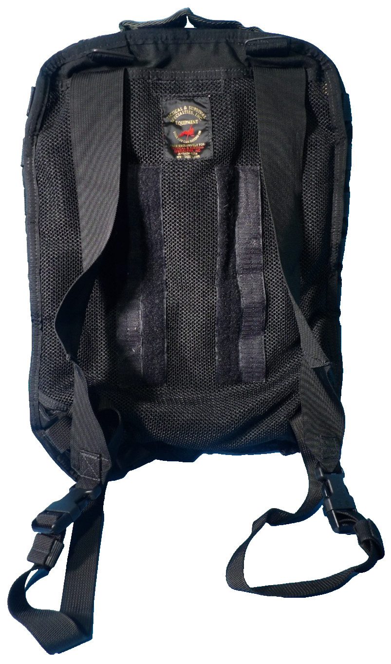 TACOPS M-9 MEDICAL ASSAULT PACK BAG TSSI BACKPACK BLACK SOF CAG DELTA DEVGRU