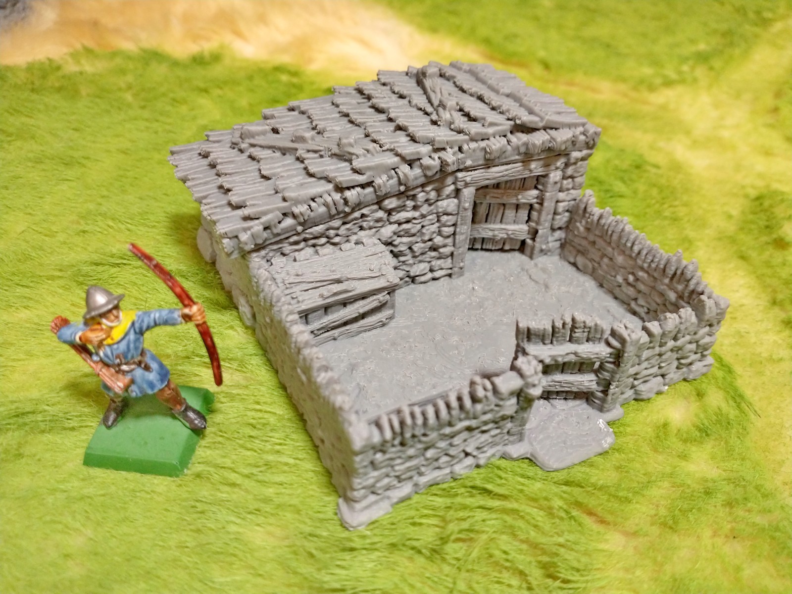Pig Sty 28mm Farm Terrain D&D Warhammer Empire WHFB Mordheim Bolt Action