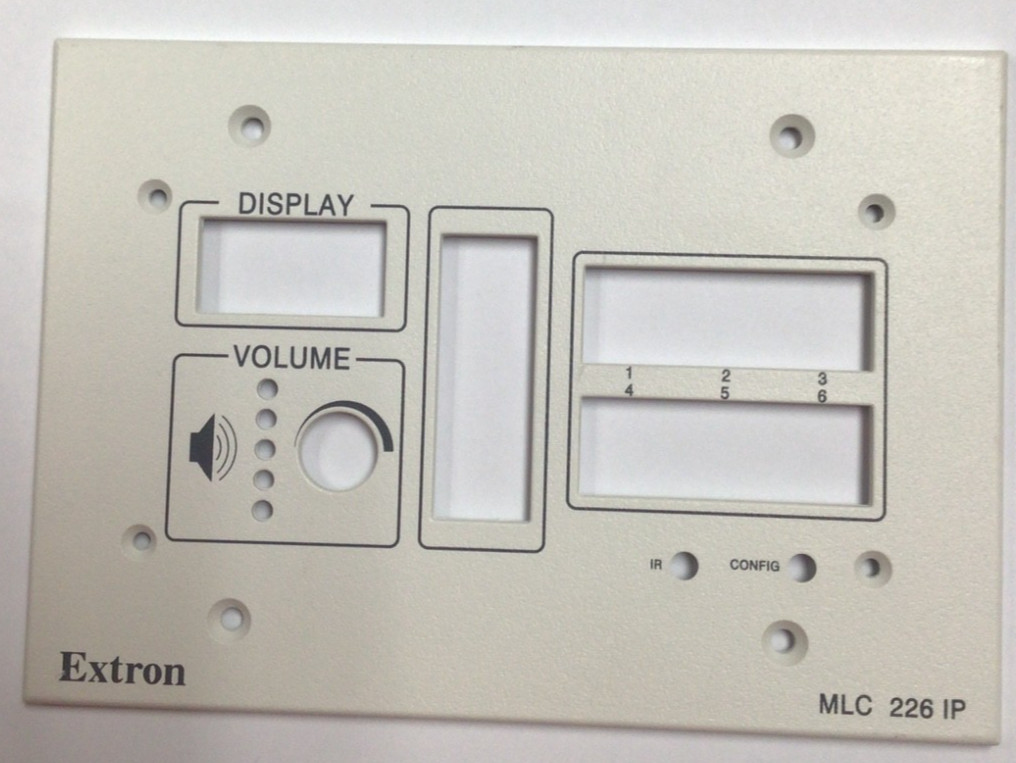 Extron MLC 226 IP Media Link Control Panel White Face Plate