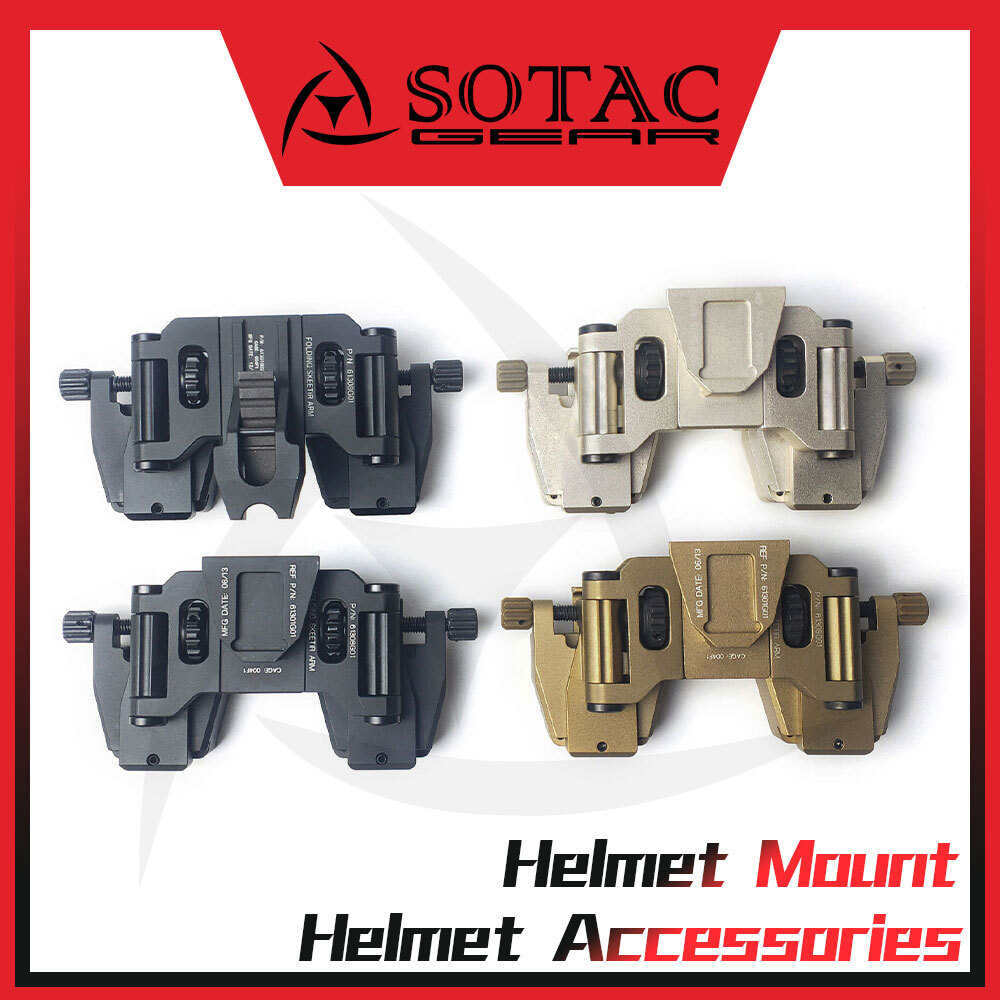 Dual Binocular Bridge Helmet Mount Dovetail For PVS14 Night Vision NVG Mount Arm
