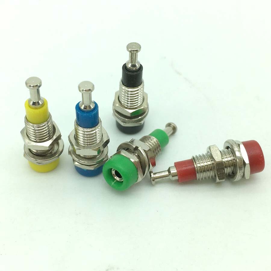 Shielded 2mm binding posts Banana Socket 2.0mm jack Terminals for Test Probes