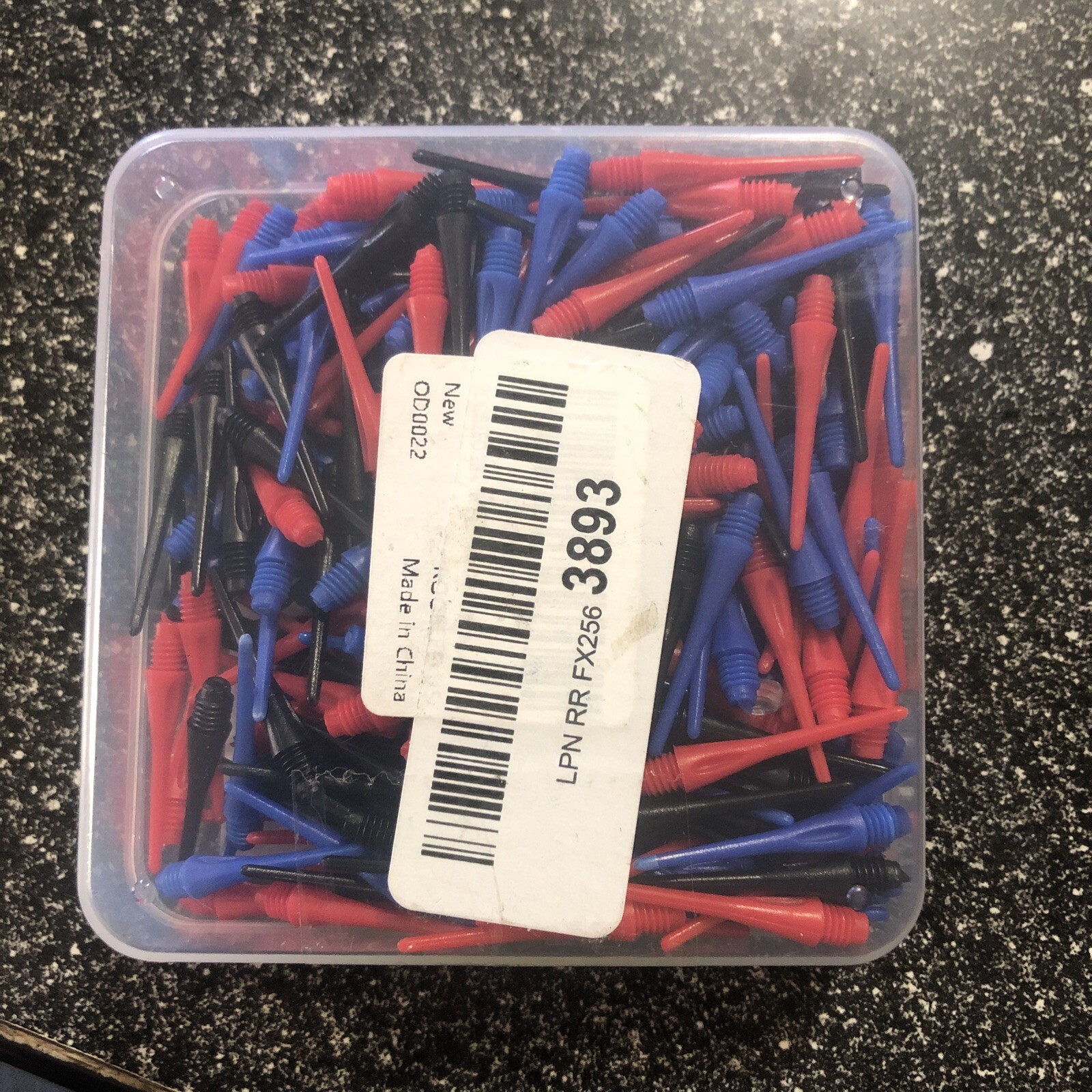 ROOBEEO 2BA Thread Plastic Tip Dart Points 300 Pack Soft Dart Tips Replacemen...