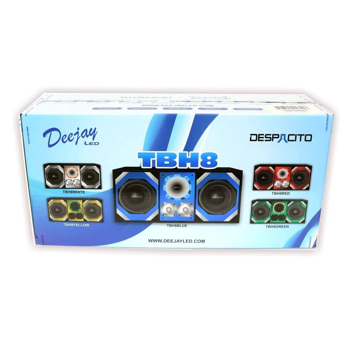 DEEJAY LED TBH8YELLOW DEEJAYLED 2 8" Despacito Horn 2 TW Braz