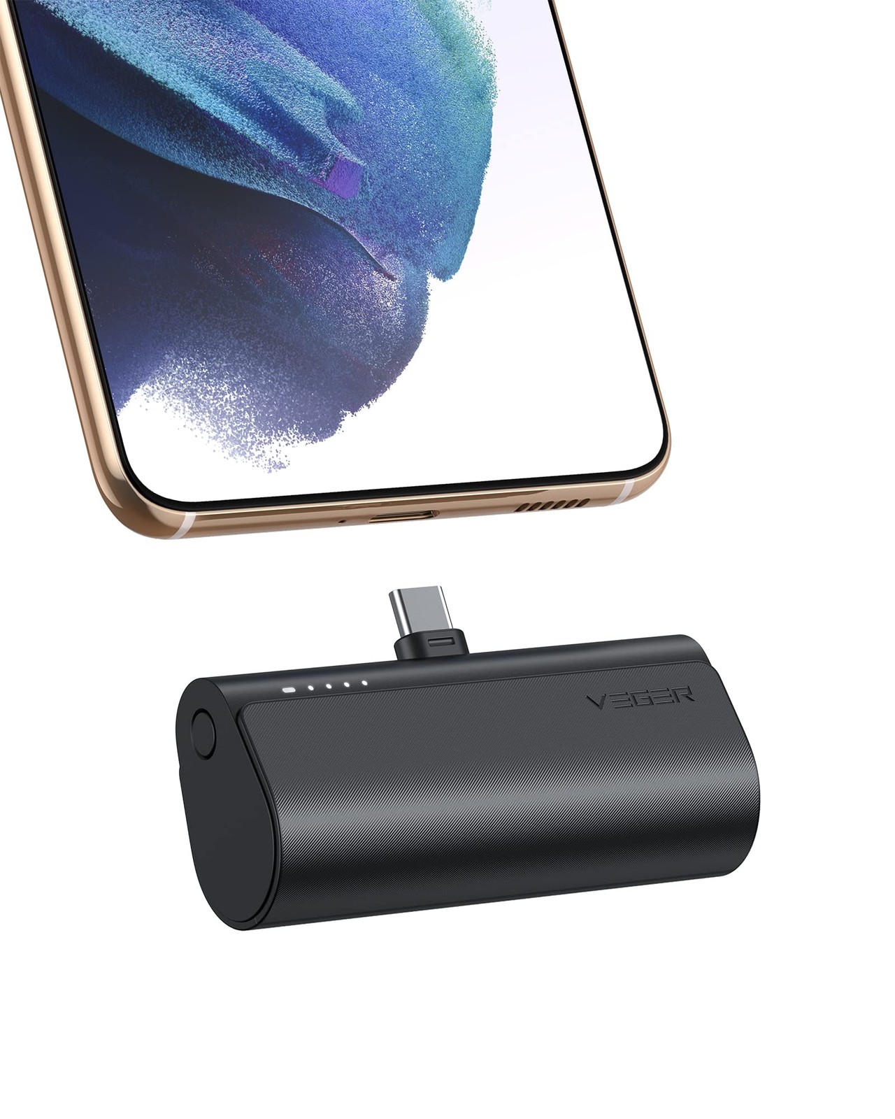 Portable Charger, USB C Power Bank, 5000mAh Mini Battery Pack Fast Charging 2...