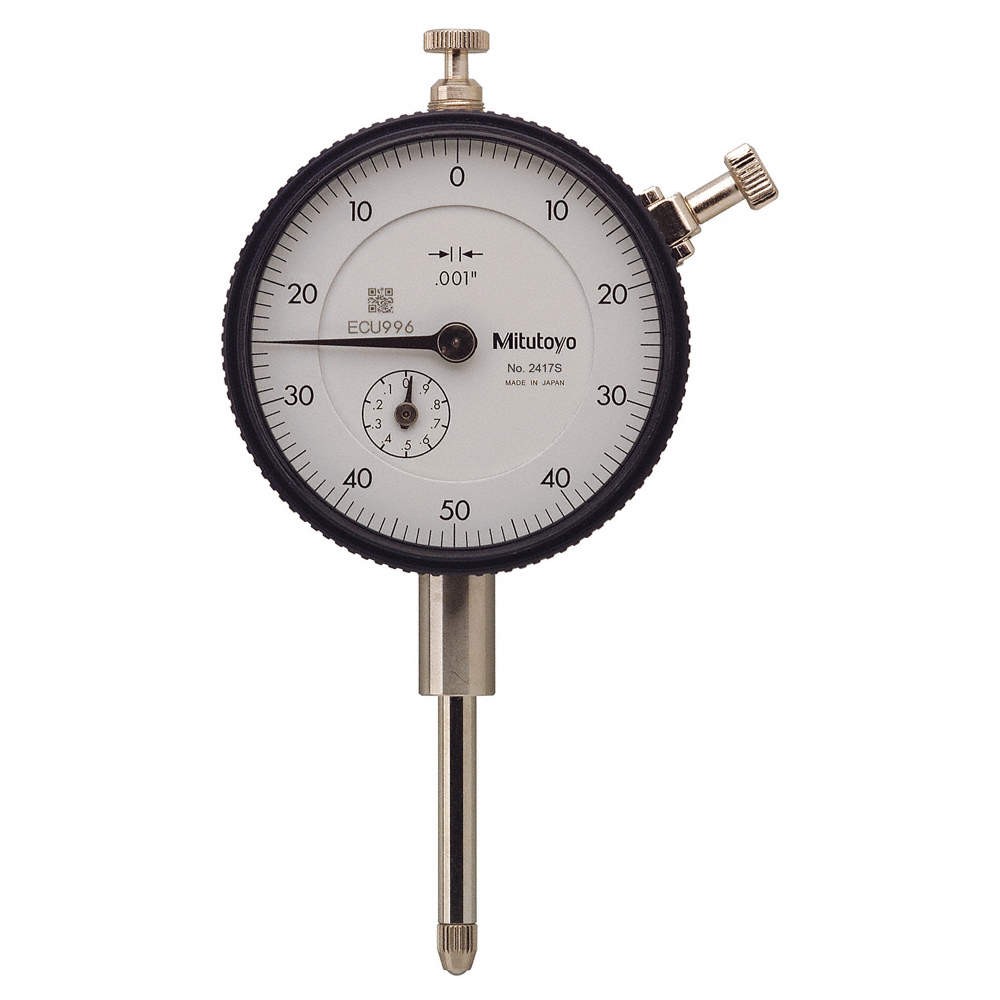 MITUTOYO 2417A Dial Indicator,0 to 1 In,0-50-0 6NRC1