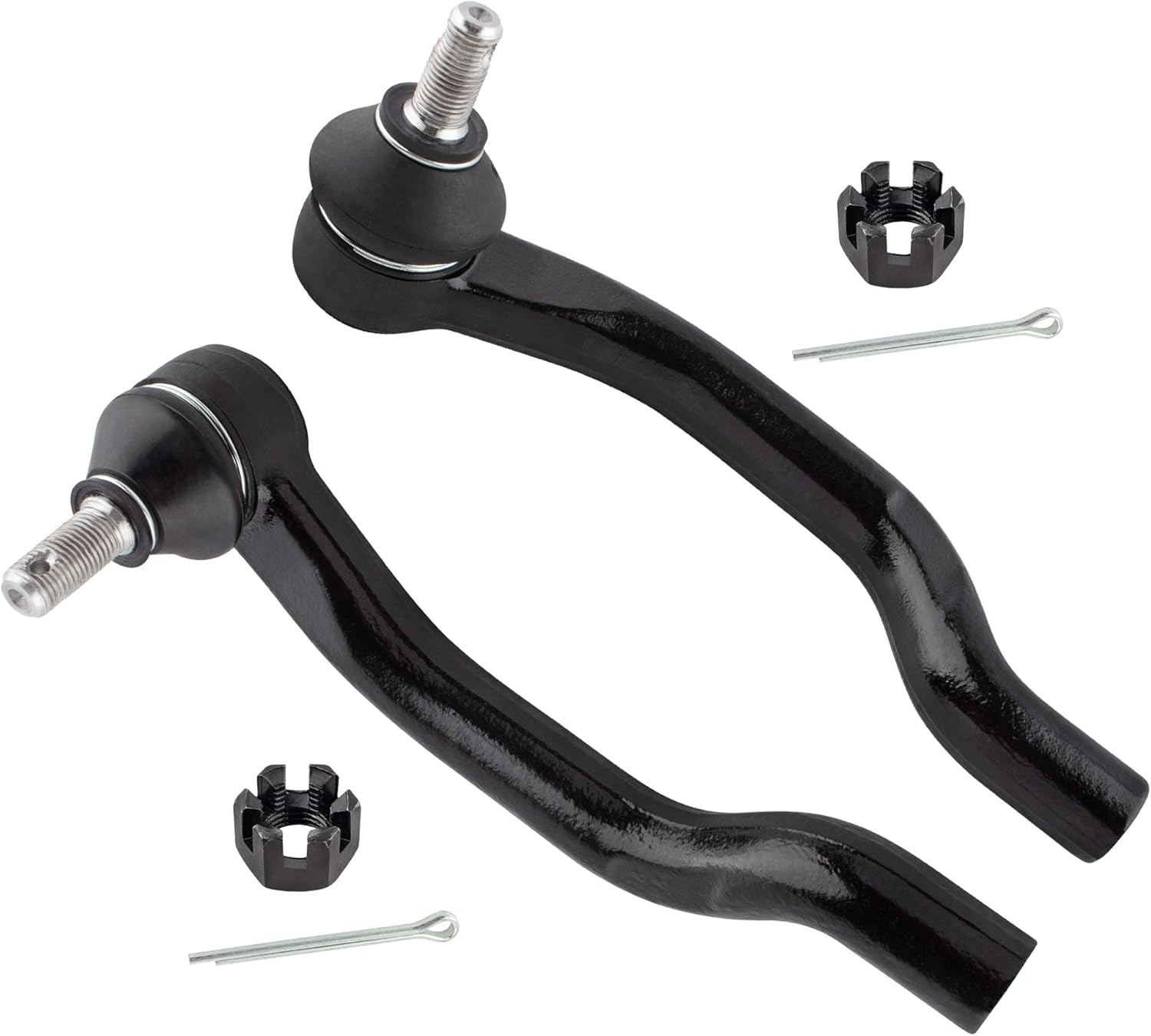 4Pcs Inner and Outer Tie Rod End Links for Honda Accord 2008 2009 2010 2011 2012