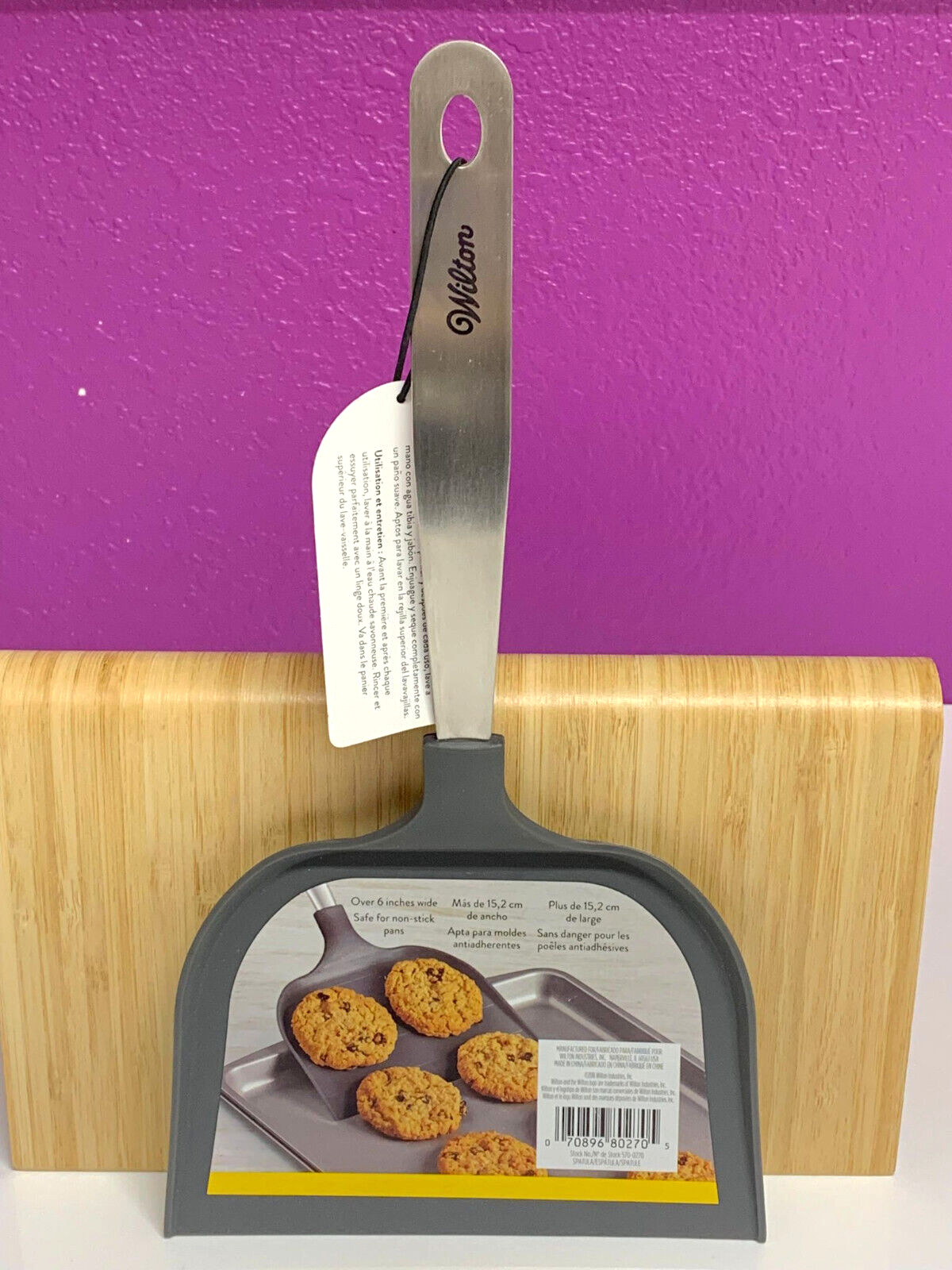 Wilton The Really Big Cookie Spatula Grey Over 6 in Wide New