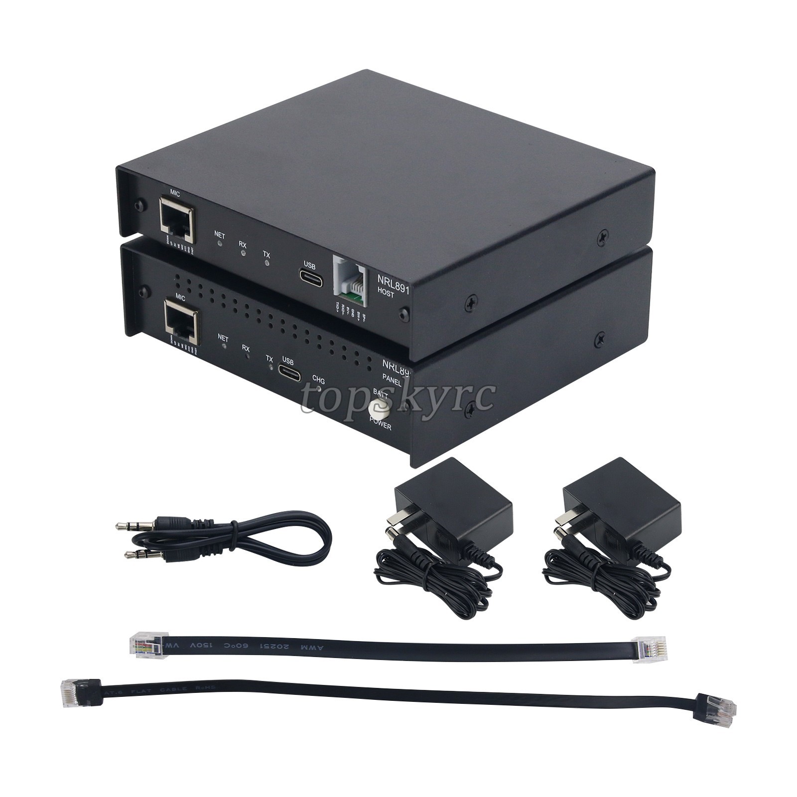 U5 Link Host and Panel Box for FT-891 HF Transceiver Network Separation Radio