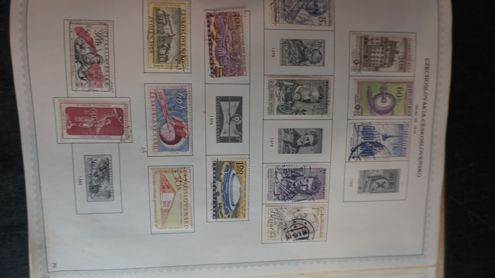 Czechoslovakia nice collection in album