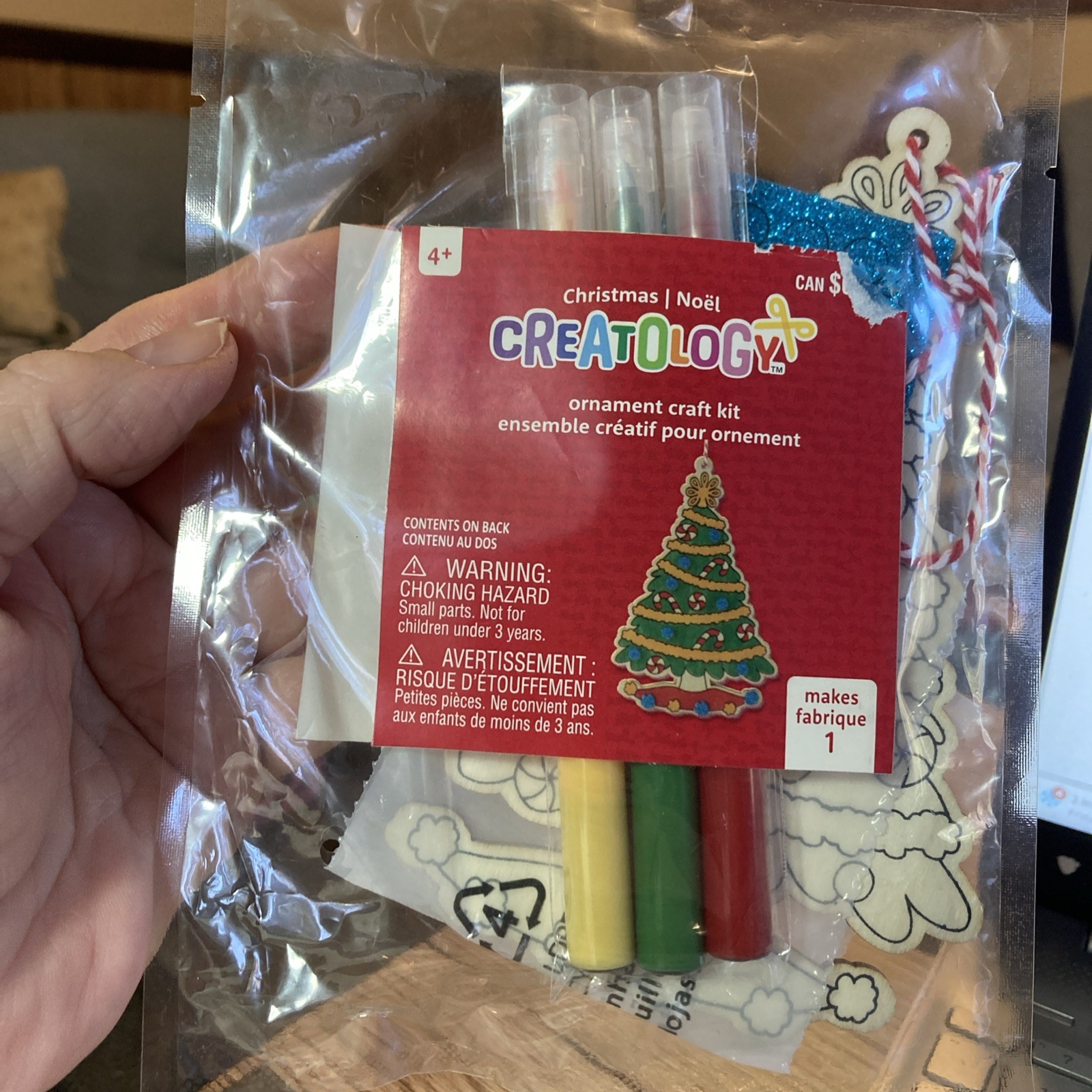 Creatology Michaels Christmas Ornament Craft Kit New