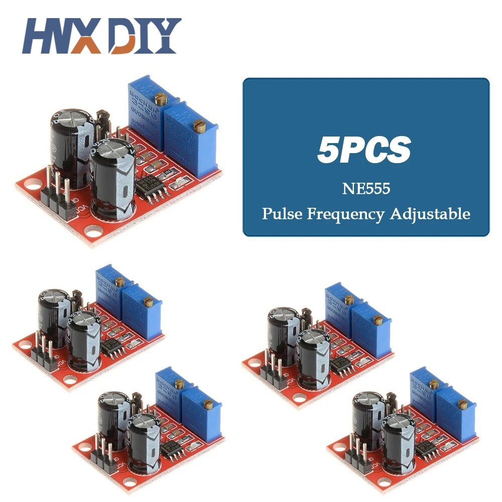 10pcs NE555 Pulse Frequency Duty Cycle Adjustable Module Square Wave Signal T