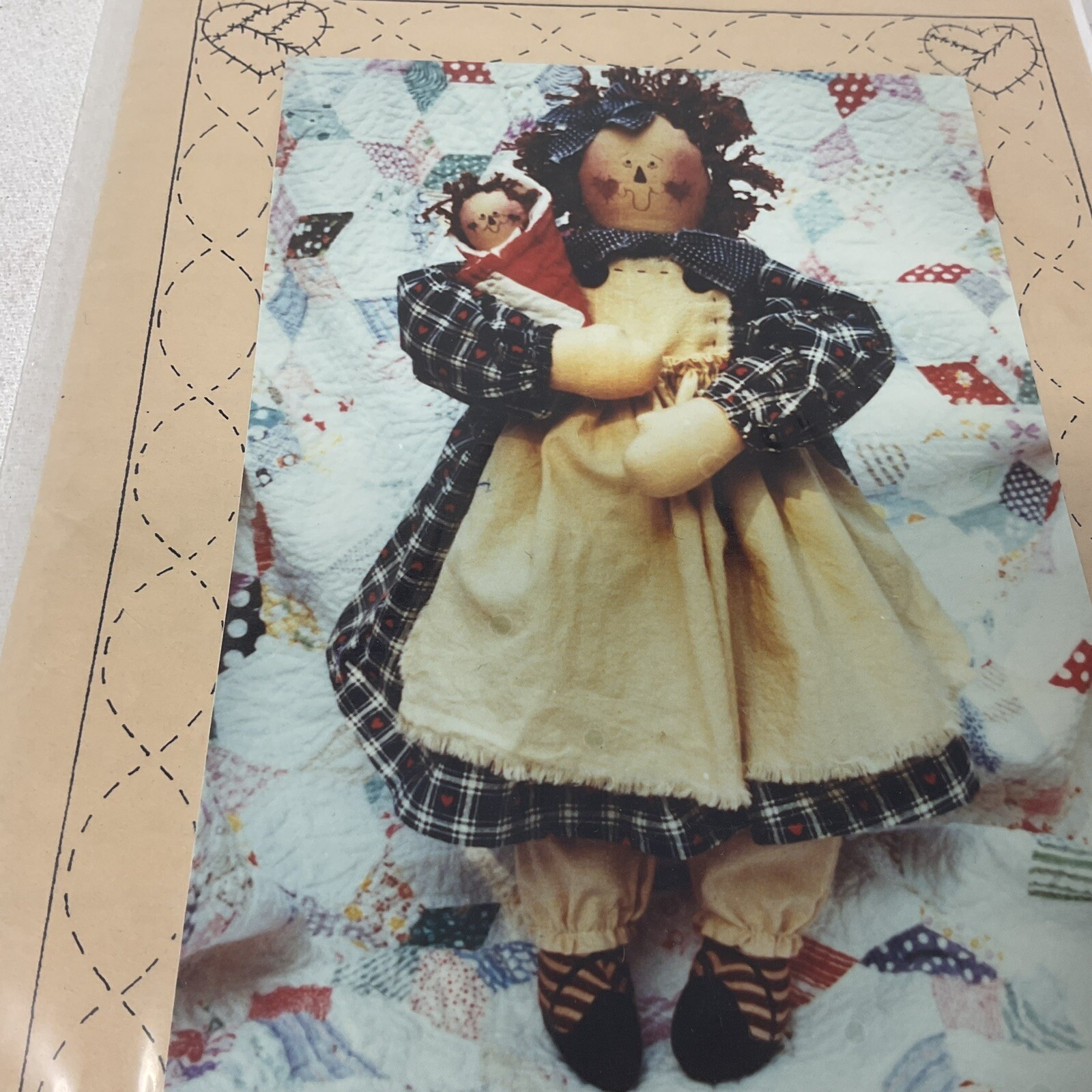 ANNIE FAY & LITTLE MAE 20" Doll Craft Pattern Homespun at Heart