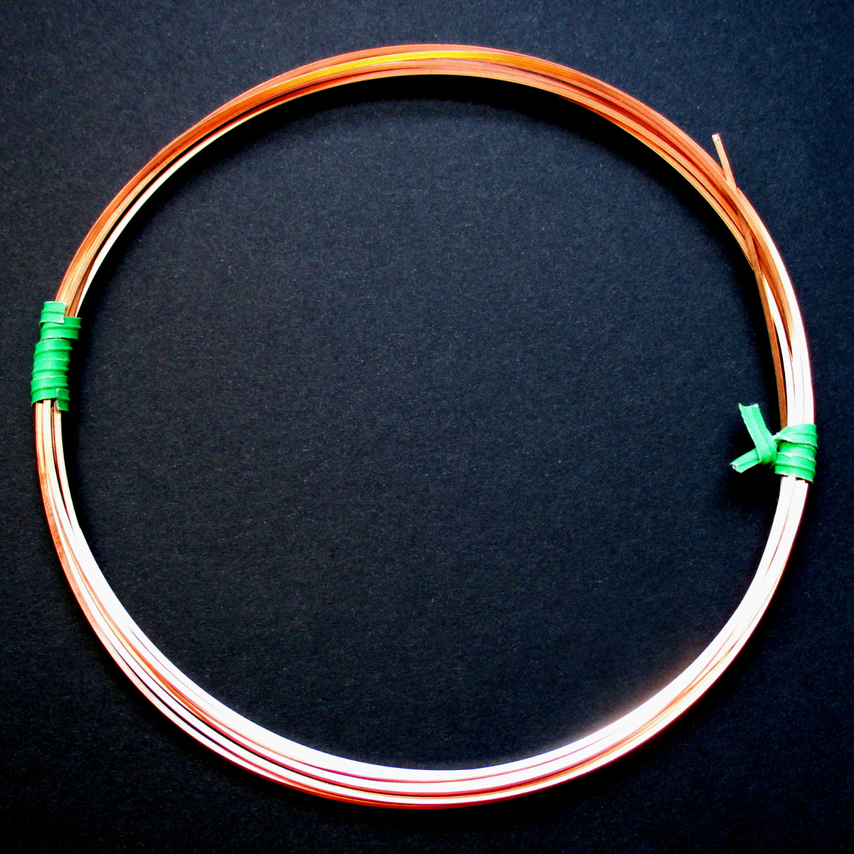 Round 21G Jewelers Copper wire, HH, 10 Feet - solid metal!