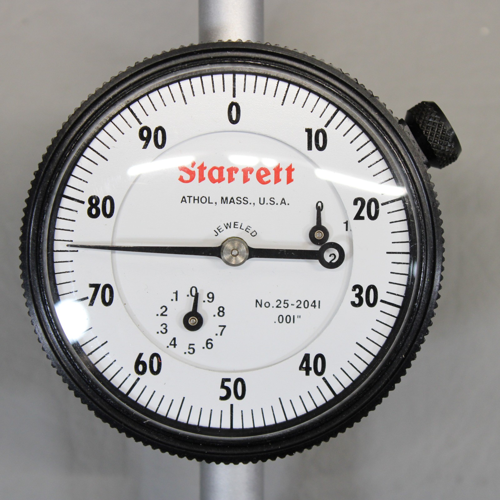 Starrett 0-2" .001" Dial Indicator 25-2041J