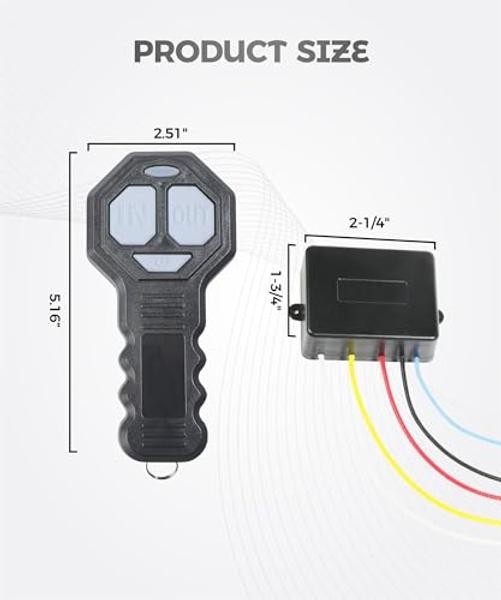 Car Accessories 5 Wire Winchs Controller - Towing Winch Remote