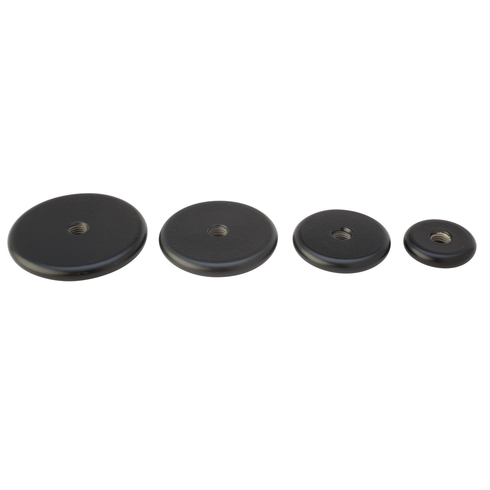 Shrewd 2 oz SS Black End Weight - Round - .25" Thick X 1.58" O.D