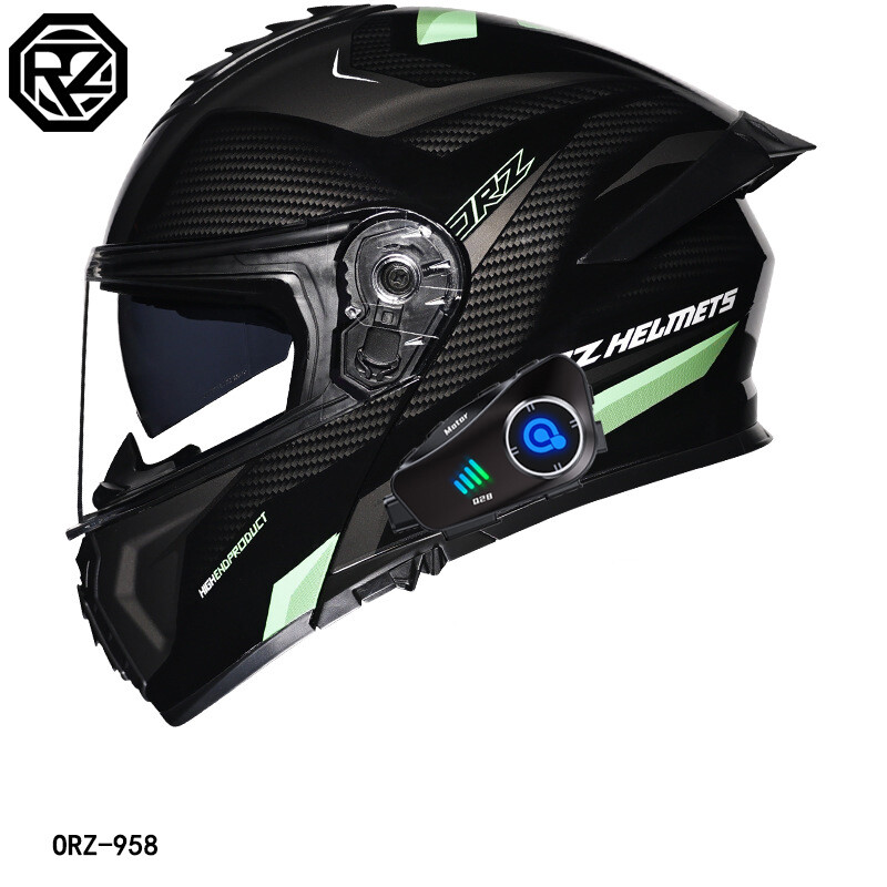 Motorcycle Helmet Camera Recorder Modular Bluetooth Headset Motorbike Helmets