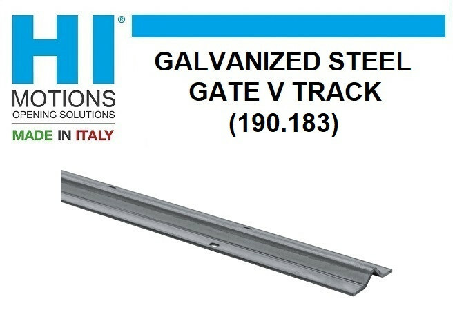 BENINCA HI-MOTIONS GALVANIZED GATE V TRACK 6' SLIDE GATES (190.183-12) 12 PCS