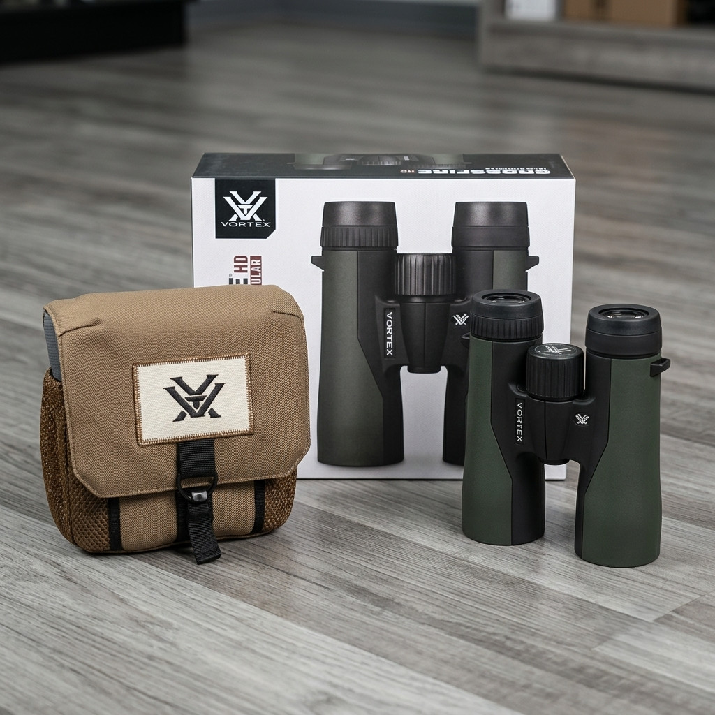Vortex 10x42 Crossfire HD Binoculars CF-4312 - With GlassPak Harness Case