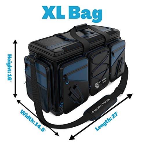 Fishing Tackle Bag – Salt Water Resistant Fishing D: XL Bag (without trays)