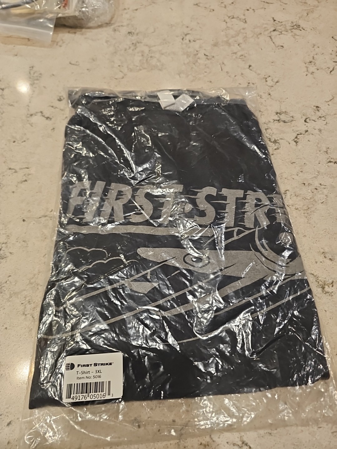NEW First Strike T-Shirt - Black - XXX-Large Airplane