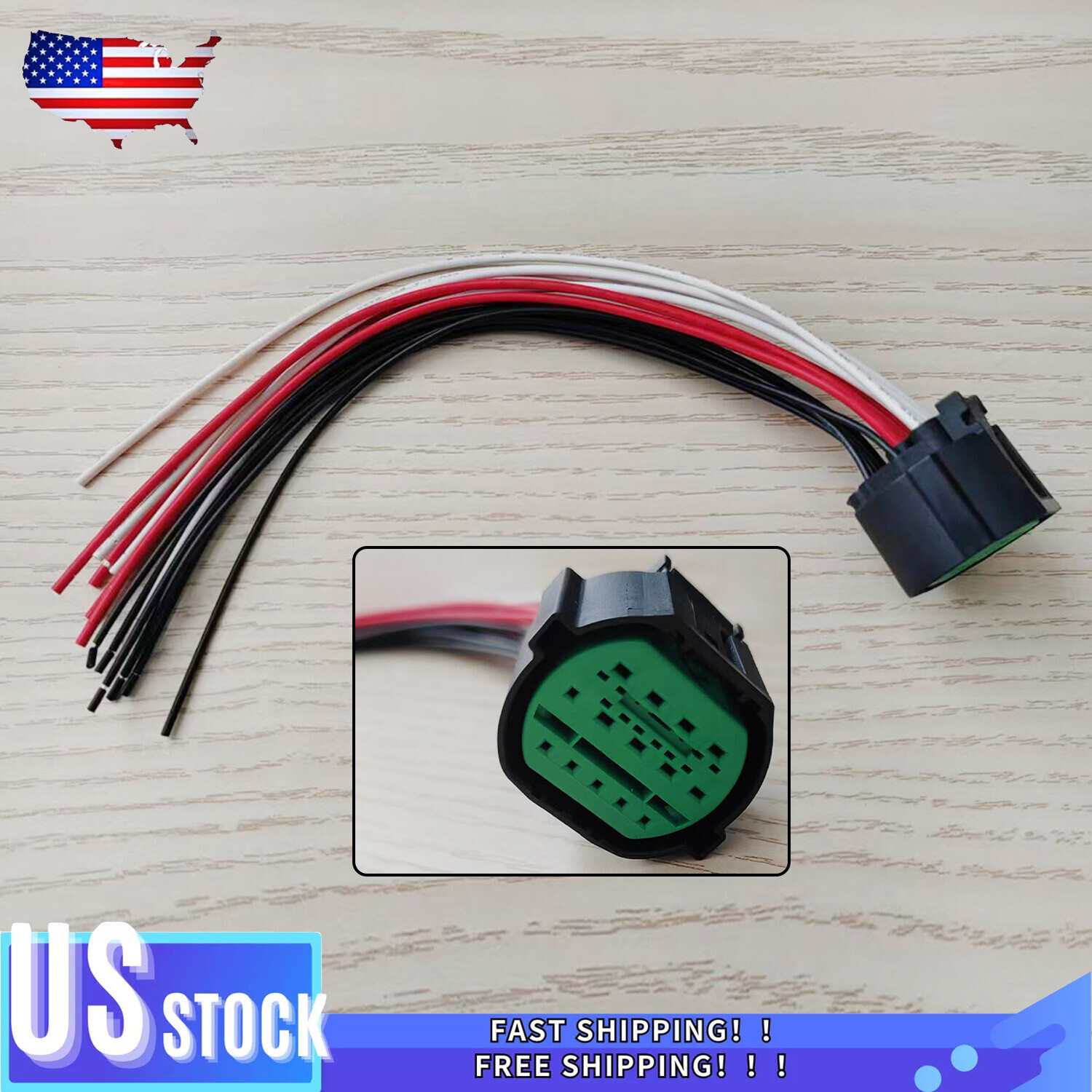 FOR 2018-21 Hyundai Elantra 14Way Front Headlamp Headlight Connector Harness NEW