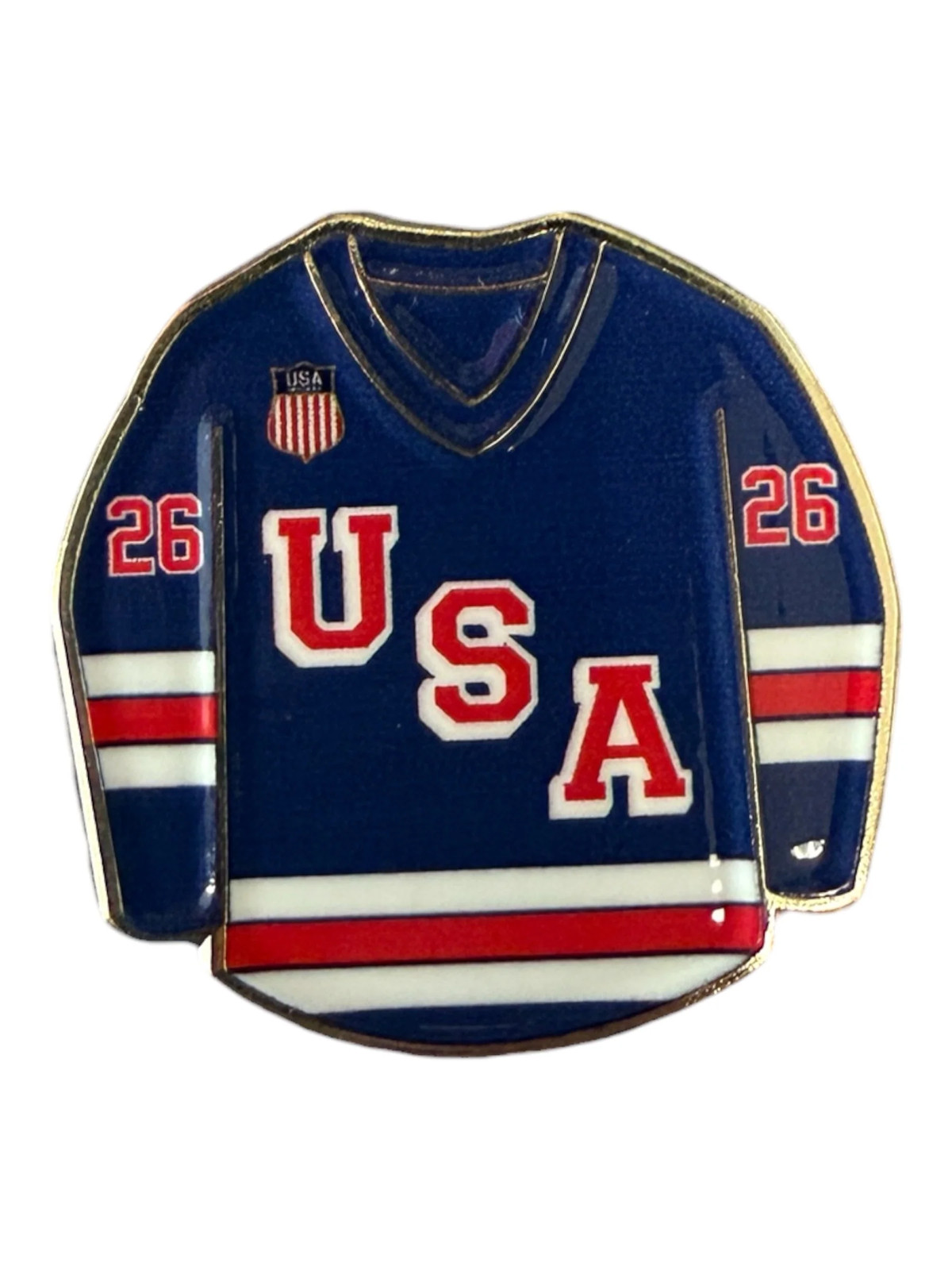 Kendall Coyne USA Hockey 2026 Blue Jersey Pin