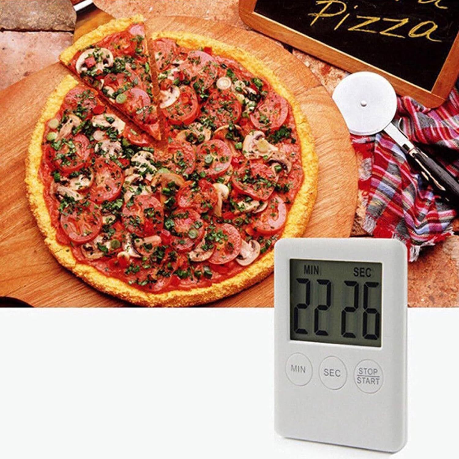 Large LCD Digital Kitchen Cooking Timer Count-Down Up Clock Loud Alarm Magnetic