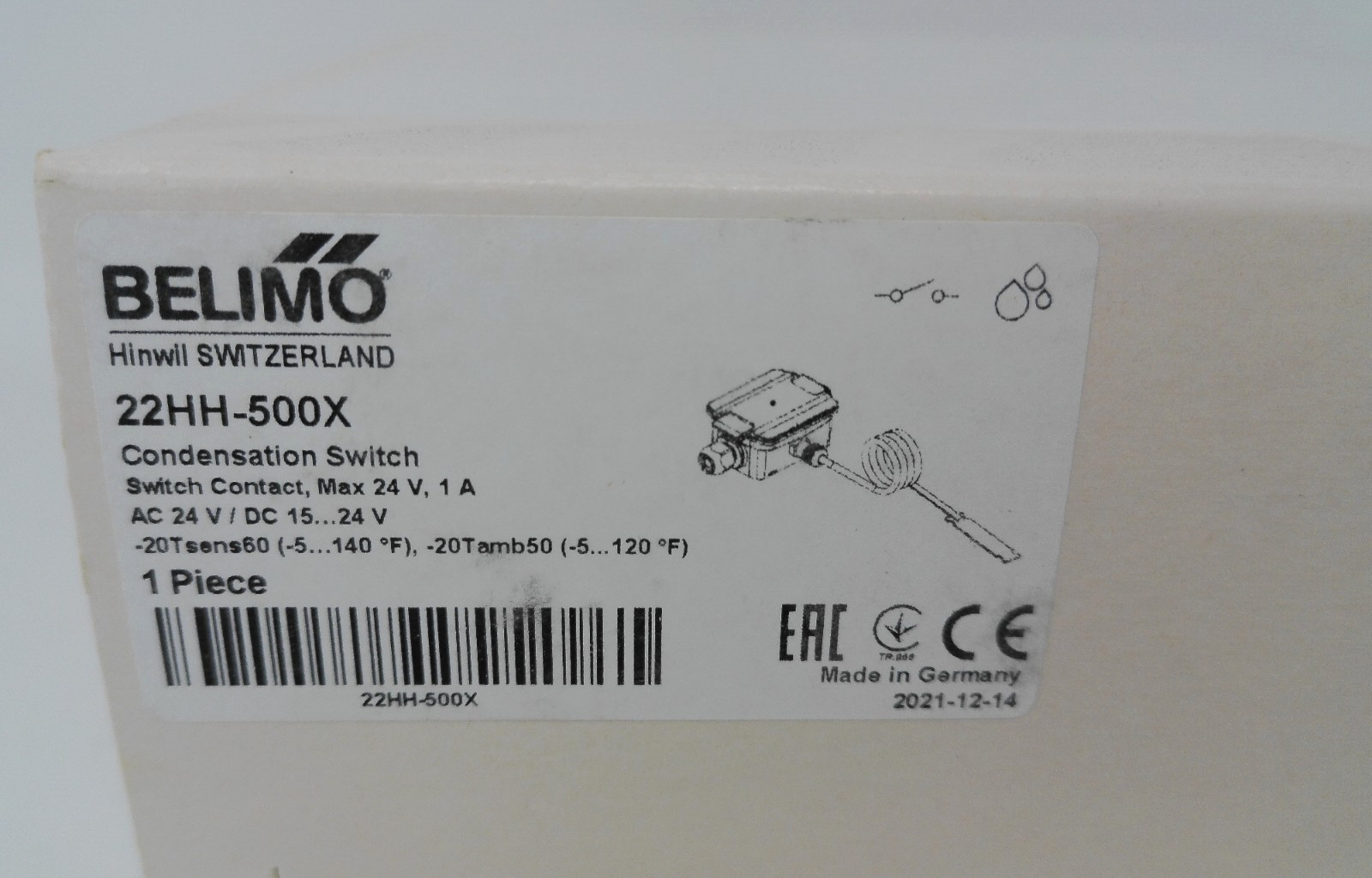 Belimo 22HH-500X Condensation Switch