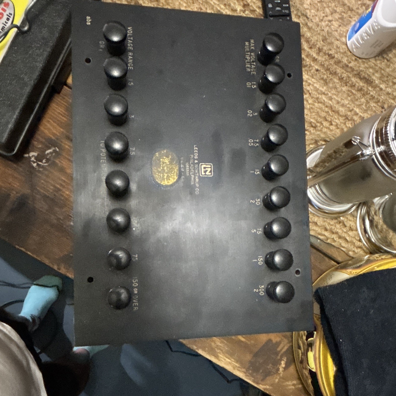 Leeds & Northrup Resistance Decade Box 12 Decades 0.02-150 Ohms MPN 15741