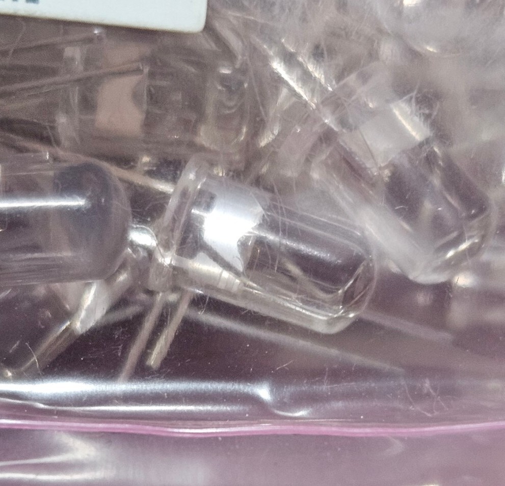 500 PC AVAGO HLMP-C025-P0000 LED UNI-COLOR 635nm 2 PIN T-1 3/4 BULK NEW (6448)