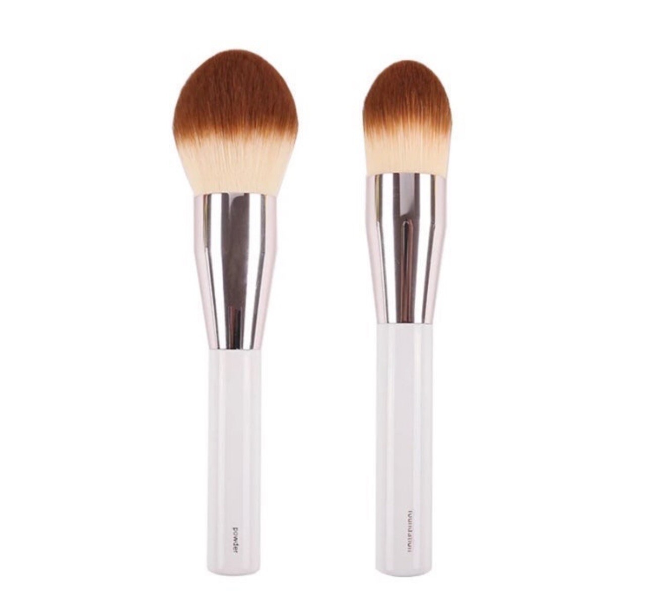 Set of 2 brushes, La Mer Powder and Foundation Brushes