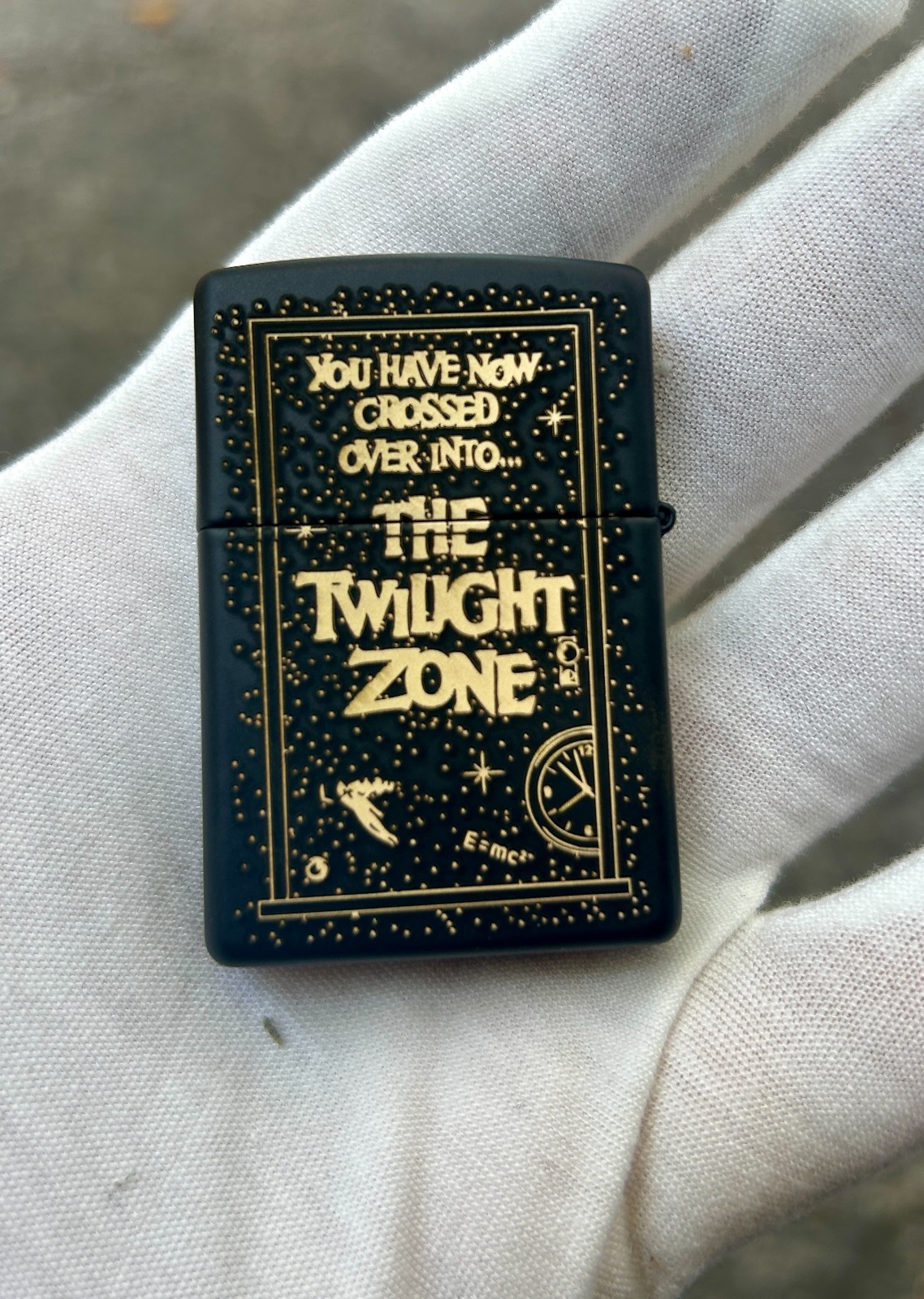 The Twilight Zone Theme Custom Engraved Black Matte Zippo Lighter | Made in USA
