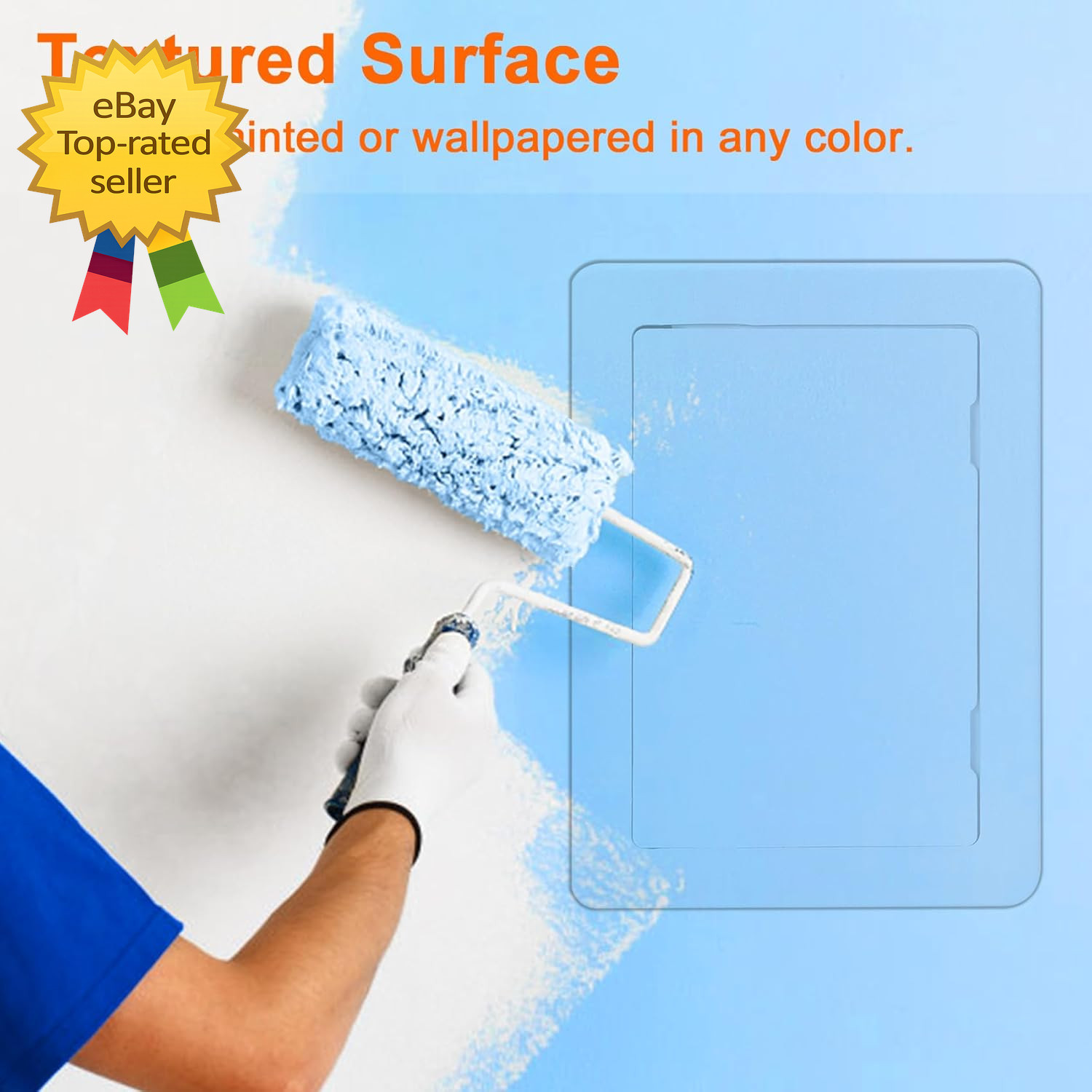 Plastic Access Panel 4 X 6 Inch Hinged Wall Door for Drywall Ceiling White