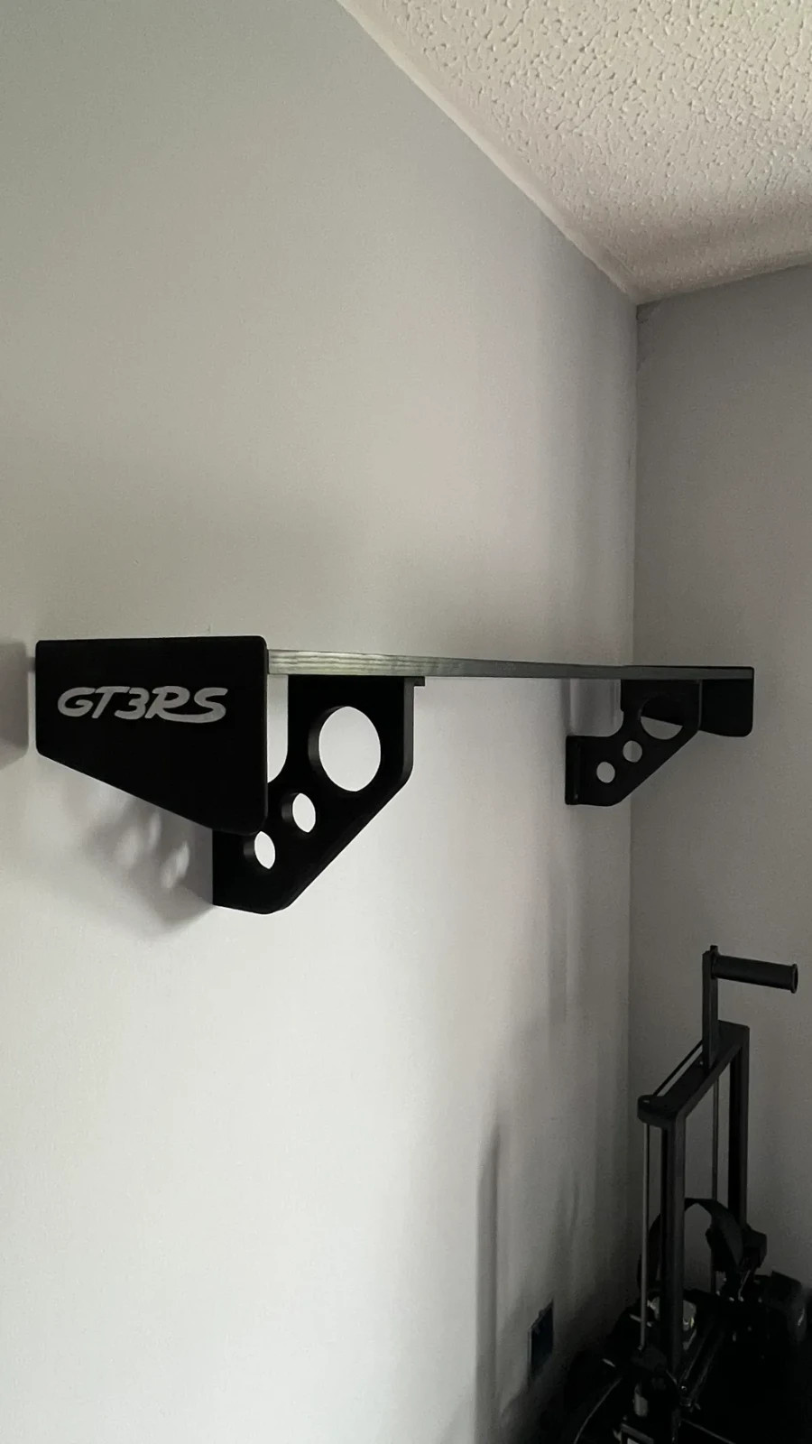 Porsche GT3 RS Spoiler Floating Wall Shelf