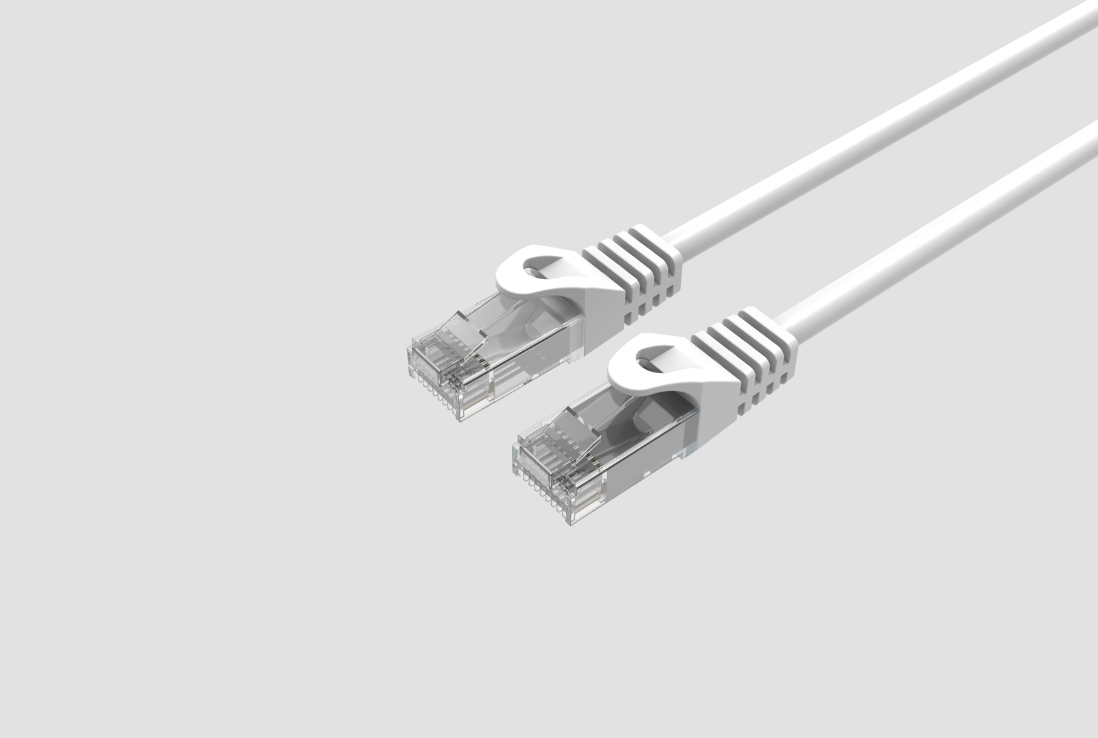 CAT6 Slim Ethernet Patch Cable White 10FT 25 PACK