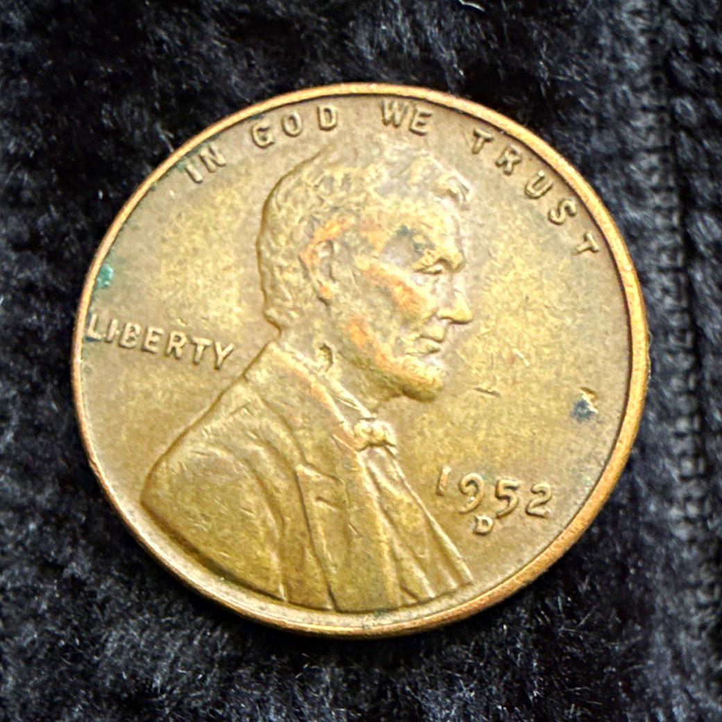 1952-D Lincoln Wheat Small Cent BN Business Strike 95% Copper KM#132