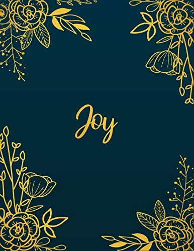 Joy: Personalized Name Notebook/Journal Perfect Gift For Women & Girls 100 Pages